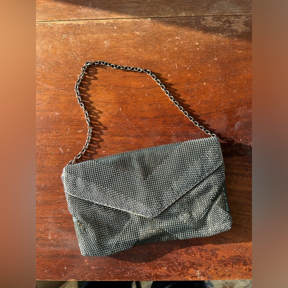 BCBGMAZRIA, metal chain clutch purse - Picture 2 of 11